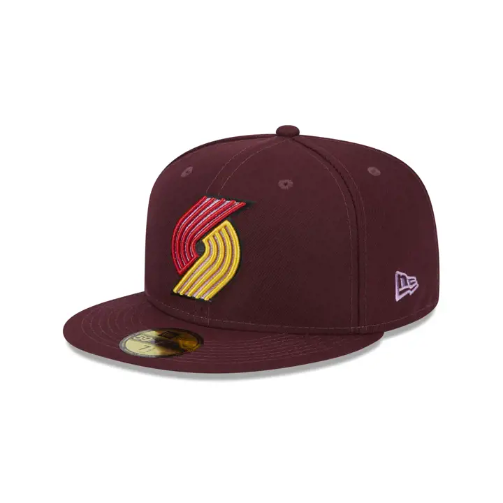 Portland Trail Blazers NBA Bourgogne/Violet 59FIFTY BOURGOGNE/