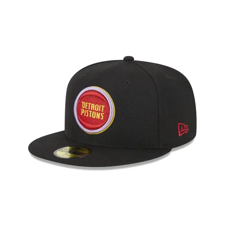 Detroit Pistons NBA Noir/Bourgogne 59FIFTY NOI/BOURGOGNE