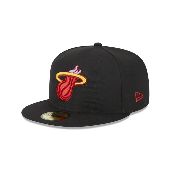 Miami Heat NBA Noir/Bordeaux 59FIFTY NOI/BORDEAUX