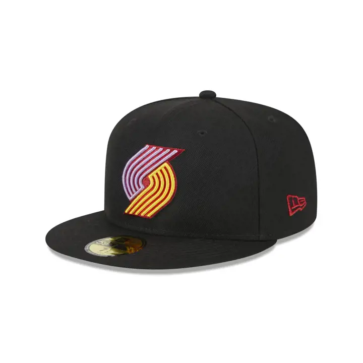 Portland Trail Blazers NBA Noir/Bourgogne 59FIFTY NOI/BOURG