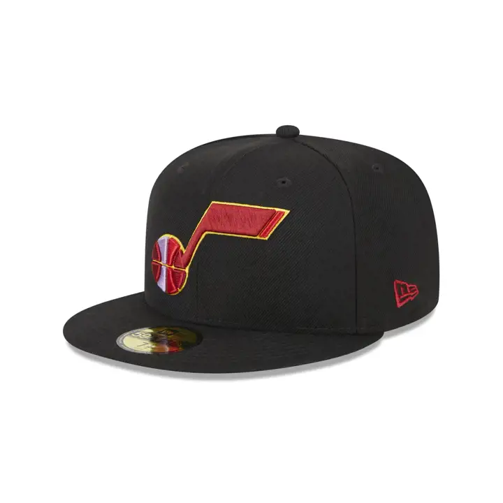 Utah Jazz NBA Noir/Bordeaux 59FIFTY NOI/BORDEAUX