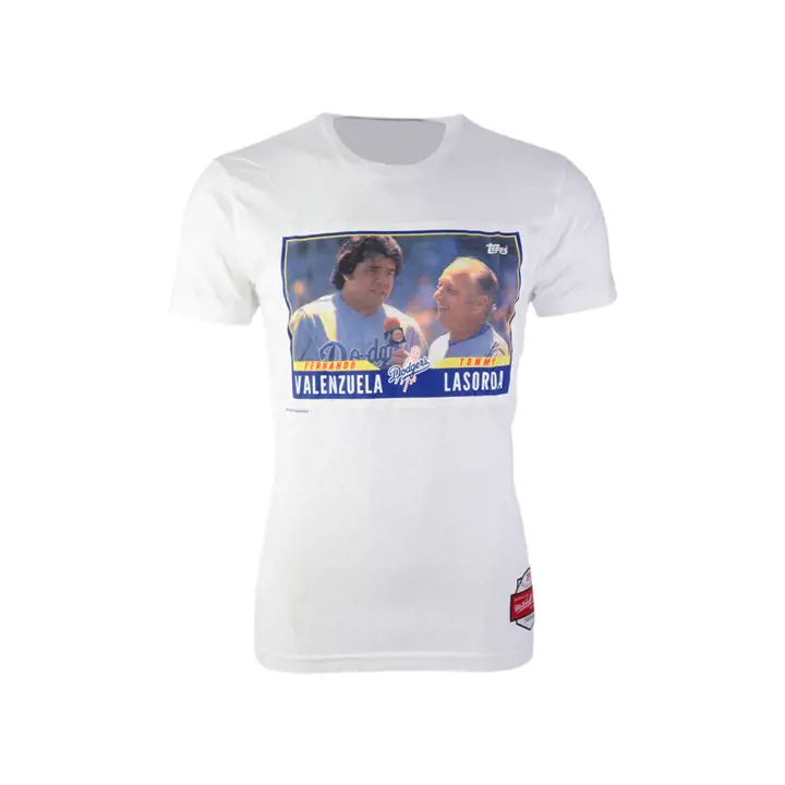 T-shirt vintage Dodgers MLB Coop Stargazing Tommy Lasorda wh