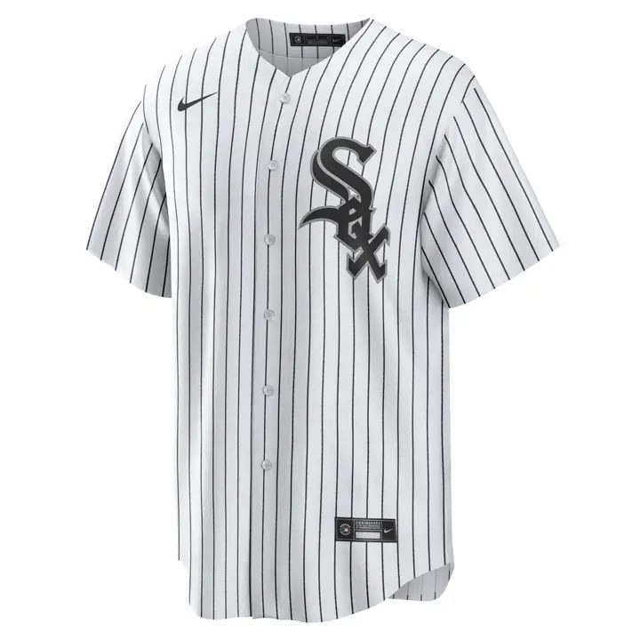 Maillot de baseball officiel réplique MLB vierge Chicago White Sox 3X blanc