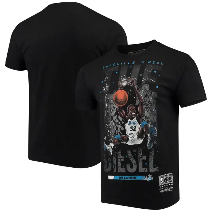 T-shirt NBA Diesel Orlando Magic Shaquille O'Neal BLK