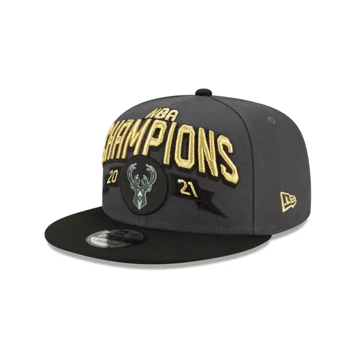 Milwaukee Bucks 21 NBA LR Finals Champ 9FIFTY NOIR