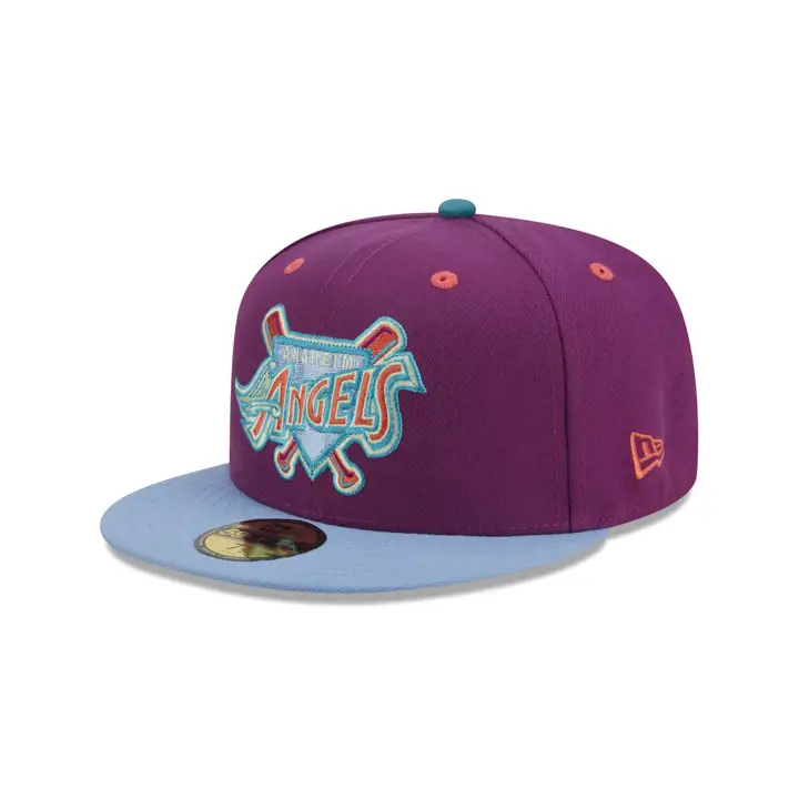 ANGELS MLB Main Stage 59FIFTY 40TH ANN raisin/skbl/rouge