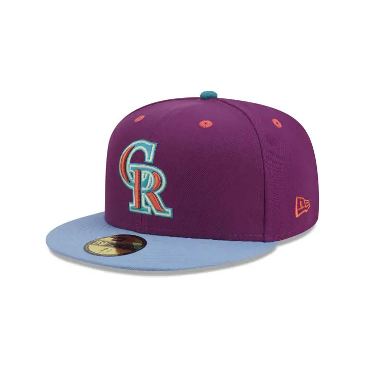 Rockies MLB Main Stage 59FIFTY COORS FIELD raisin/skbl/rouge