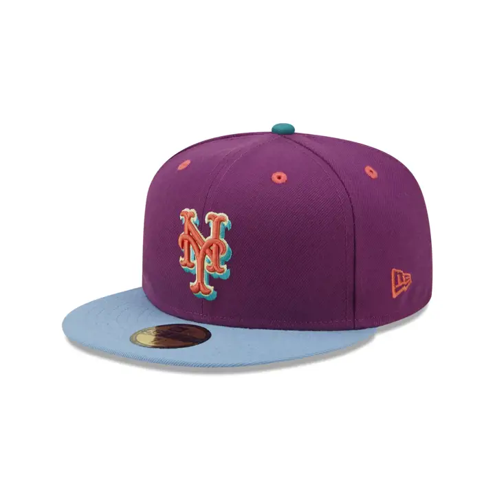 METS MLB Main Stage 59FIFTY 25TH ANN raisin/skbl/rouge