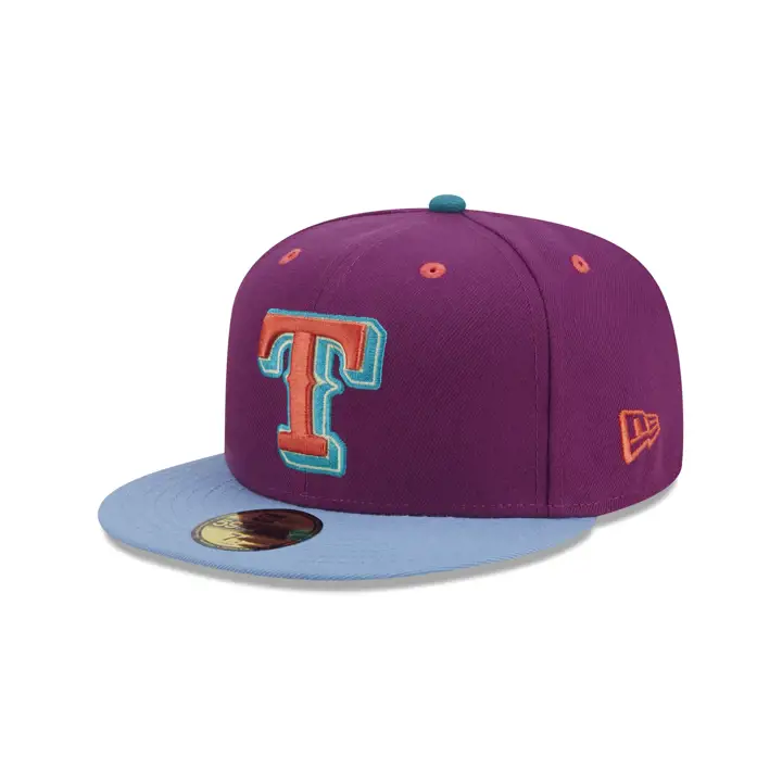 TX RANGERS MLB Main Stage 59FIFTY ARLINGTON FINAL raisin/bleuciel