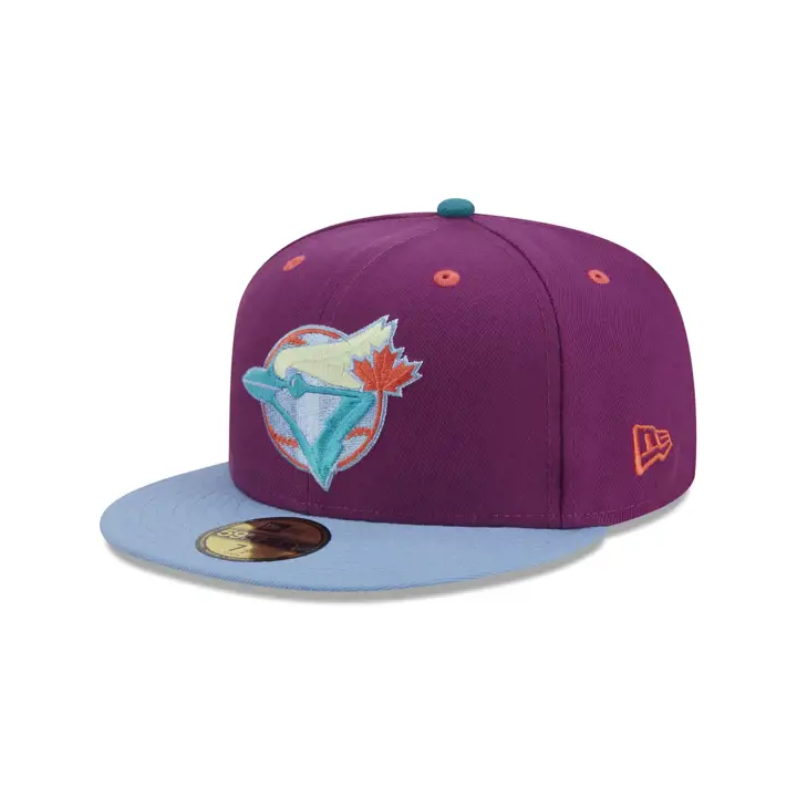 Blue Jays MLB Main Stage 59FIFTY DEUX FOIS CHAMPION raisin/no
