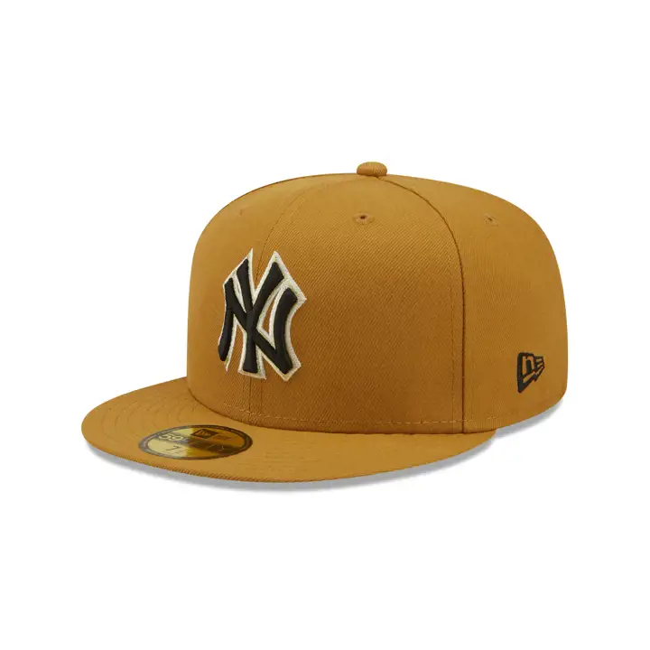 NEW YORK YANKEES MLB COULEUR UV 59FIFTY PANAMA TAN sable/argent WS
