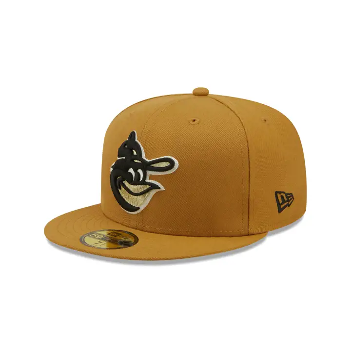 BALTIMORE ORIOLES MLB COLOR UV 59FIFTY PANAMA TAN tan/silv H