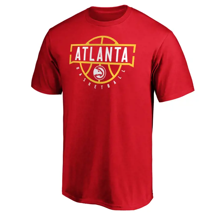 T-shirt ATL HAWKS NBA Give and Go rouge