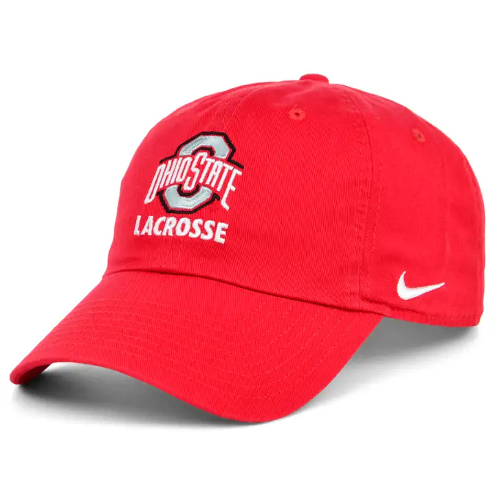 Ohio St B NCAA Campus Sport Adj Lacrosse rouge