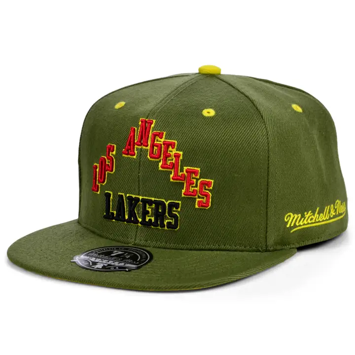 LOS ANGELES LAKERS HWC DUSTY OLIVE FITTED olv