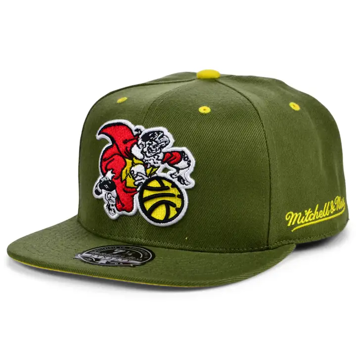 NEW YORK KNICKS HWC DUSTY OLIVE FITTED olv