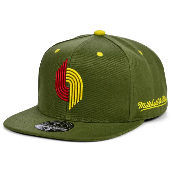 PORTLAND TRAIL BLAZERS HWC DUSTY OLIVE FITTED olv