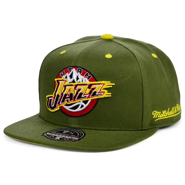 UTAH JAZZ HWC DUSTY OLIVE CASQUETTE AJUSTÉE olv