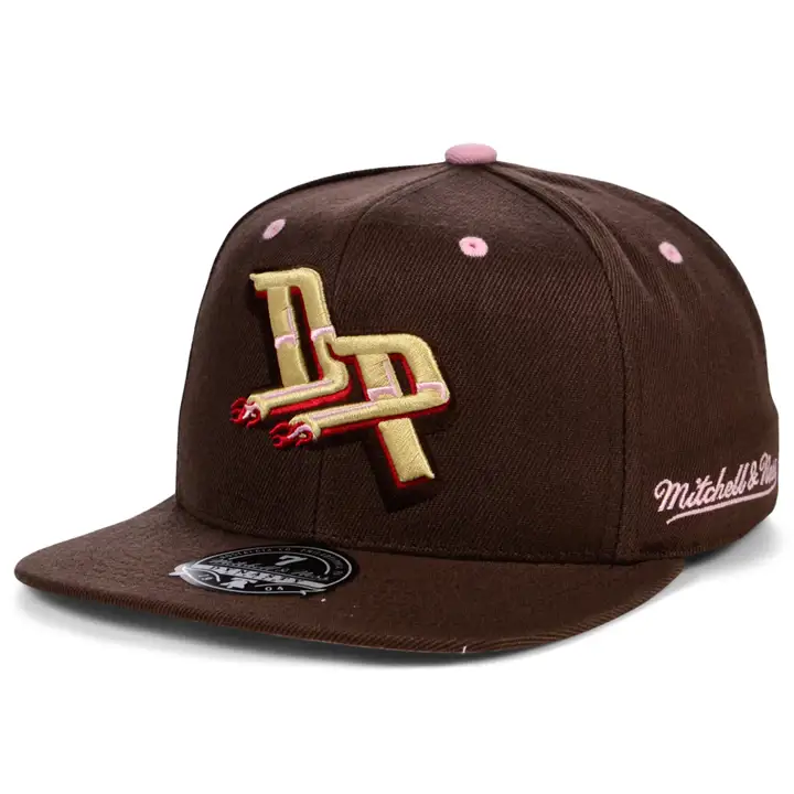 CASQUETTE AJUSTÉE DETROIT PISTONS HWC BRN SUGAR BACON marron