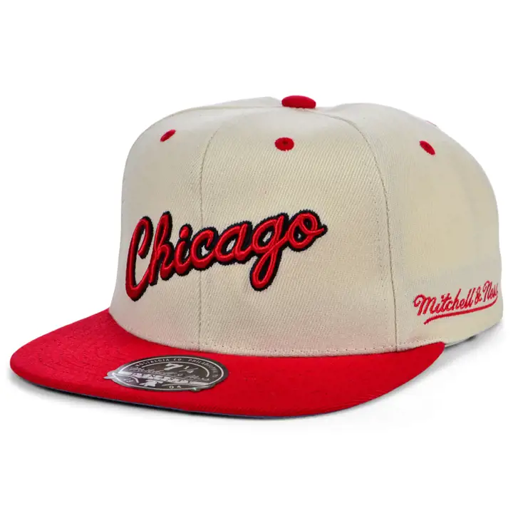 CHICAGO BULLS HWC OFF WHITE CAN'T JUMP AJUSTÉE VOILE/ROUGE