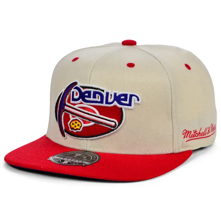 DENVER NUGGETS HWC OFF WHITE CAN'T JUMP FITTED VOILE/ROUGE