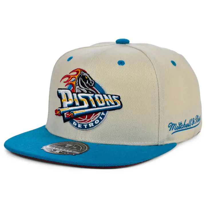 DETROIT PISTONS HWC OFF WHITE CAN'T JUMP AJUSTÉE VOILE/BLEU TEAL