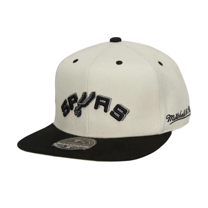 CASQUETTE AJUSTÉE SAN ANTONIO SPURS HWC OFF WHITE CAN'T JUMP VOILE/noir