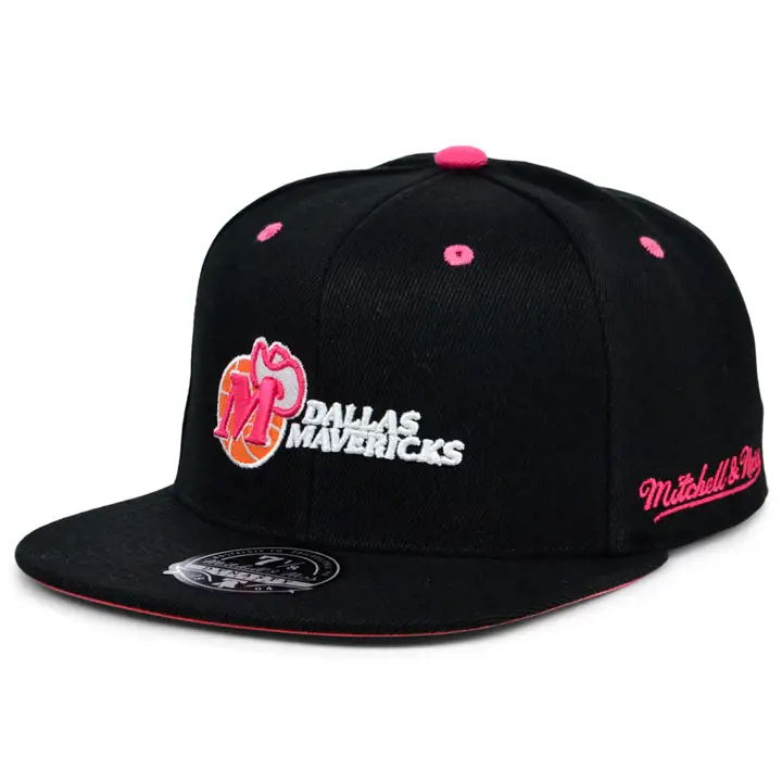 Casquette ajustée DALLAS MAVERICKS HWC FLORIDA SUNSET noire