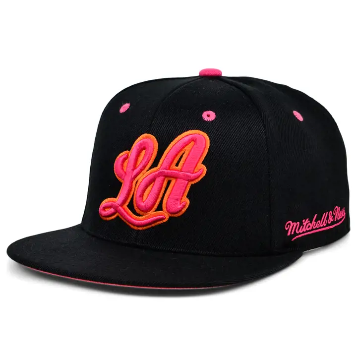 CASQUETTE AJUSTÉE NOIRE LOS ANGELES LAKERS HWC FLORIDA SUNSET