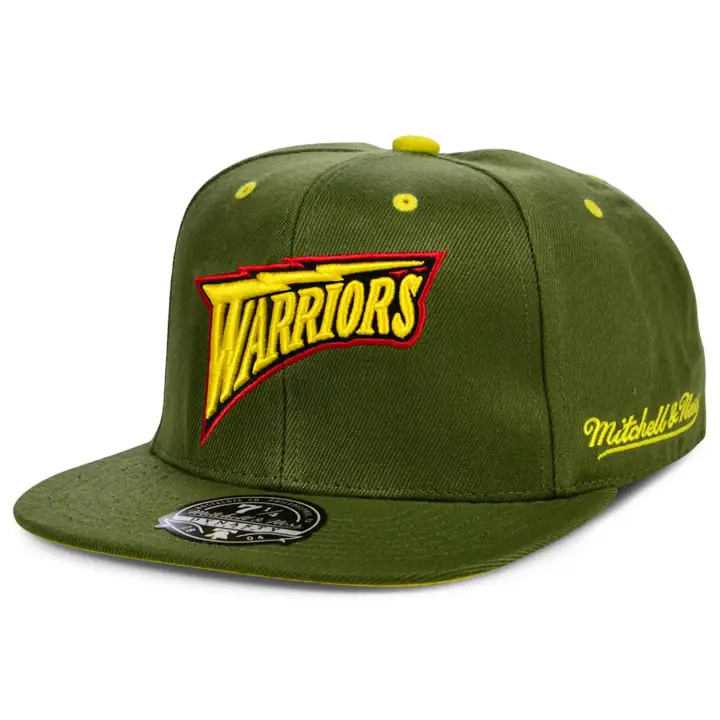 GOLDEN STATE WARRIORS HWC DUSTY OLIVE FITTED olv