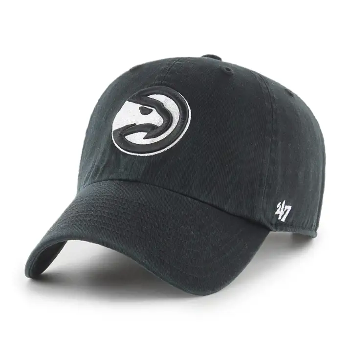 Casquette ATL HAWKS NBA '47 Clean Up noire