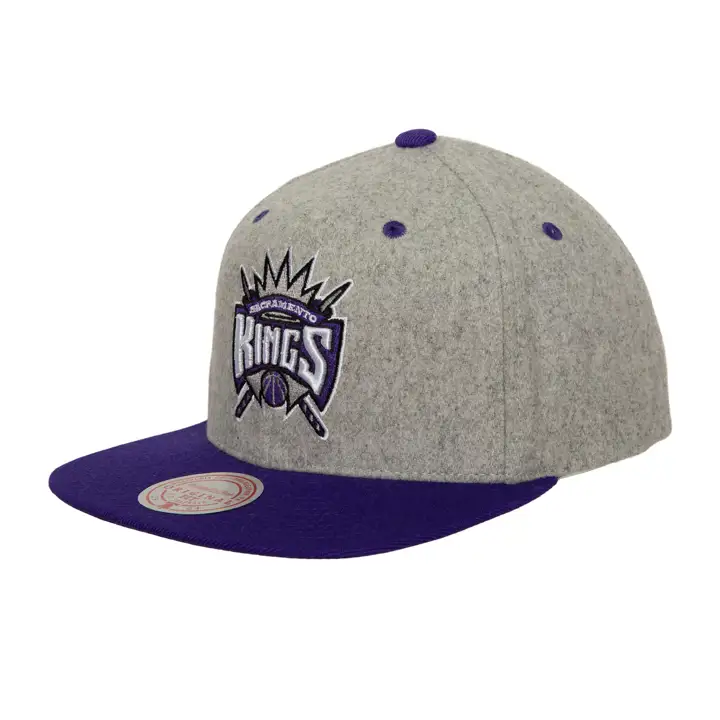 Sacramento Kings NBA Melton Snapback gris/violet/violet
