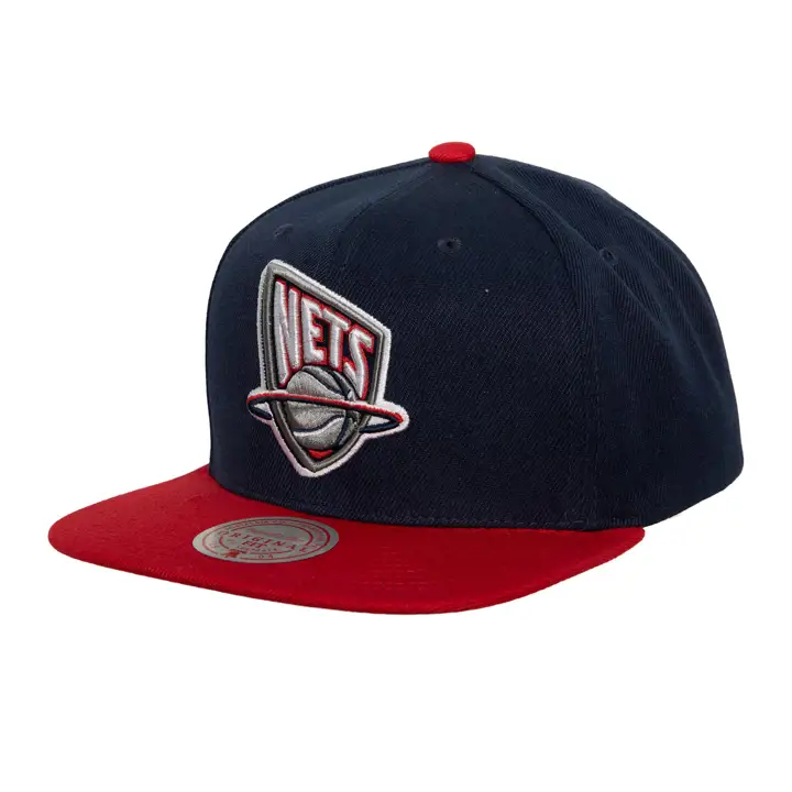Casquette Snapback 2 tons New Jersey Nets NBA DNA Marine/Rouge/lbl