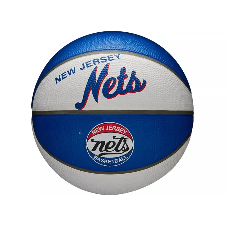 Mini ballon de basket rétro des Brooklyn Nets