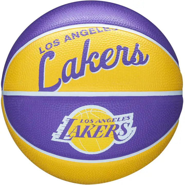 Los Angeles Lakers Équipe Rétro Mini Ballon de Basket