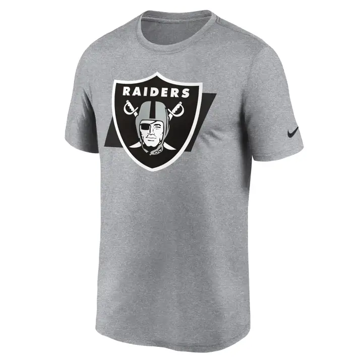 T-shirt Las Vegas Raiders NFL Tonal Logo Legend 21 gry