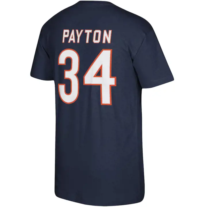 T-shirt NFL M&N Rétro CHI BEARS Joueur S/N Walter Payton NAV