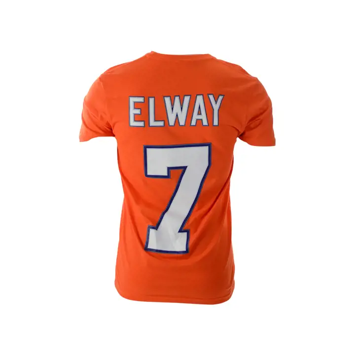 BRONCOS NFL M&N T-shirt Rétro N/N Joueur John Elway ORG