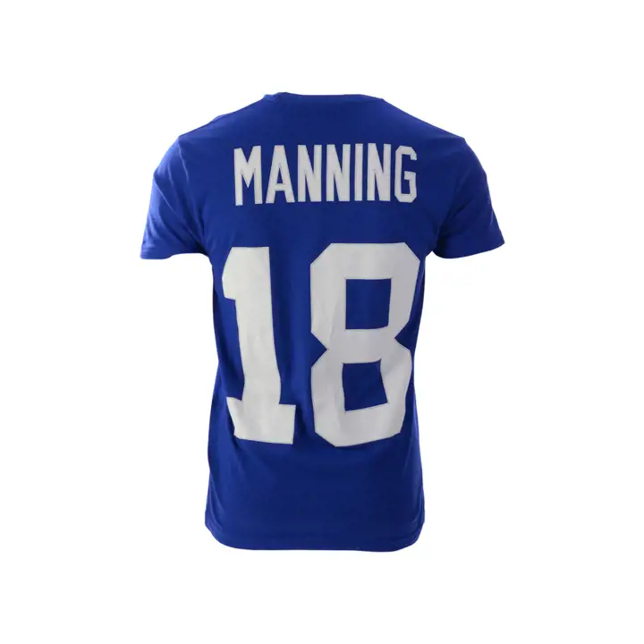 T-shirt COLTS NFL M&N Rétro Joueur N/N Peyton Manning BLEU