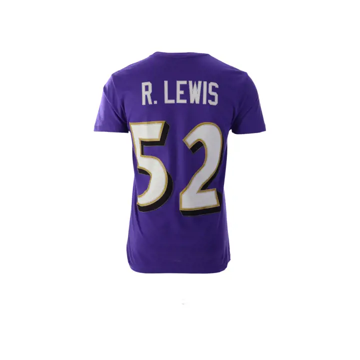 Ravens NFL M&N T-shirt Rétro Joueur S/N Ray Lewis VIO