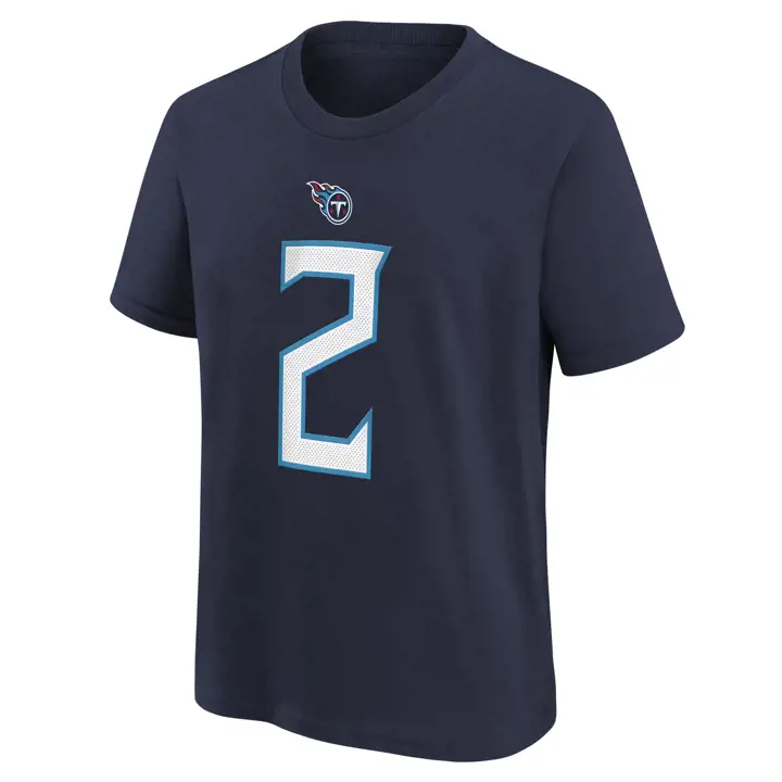 T-shirt Marine à Logo N&N Jeunesse Fierté NFL des Tennessee Titans