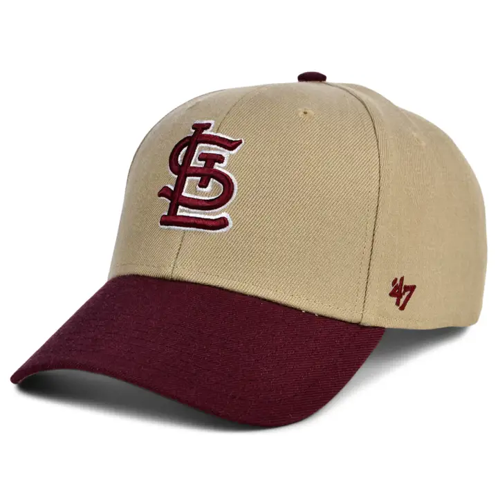 St. Louis Cardinals Écusson latéral MLB 47 MVP kaki/marron