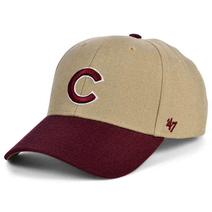 Casquette Chicago Cubs MLB avec patch latéral 47 MVP kaki/marron