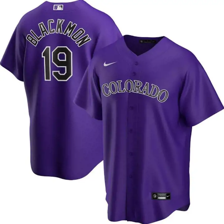 Rockies MLB Maillot Officiel Jeune Joueur Charlie Blackmon pu