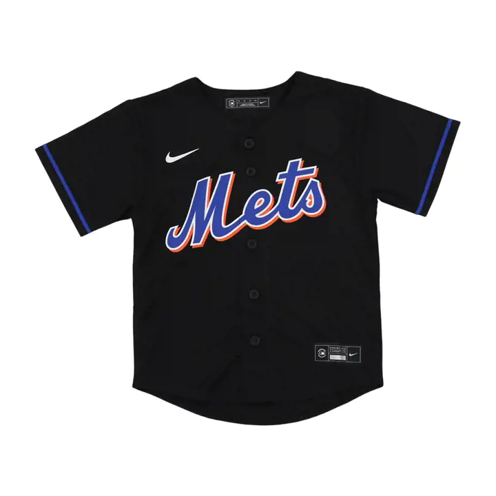 Maillot de joueur officiel pour enfant MLB Mets Francisco Lindor BLK