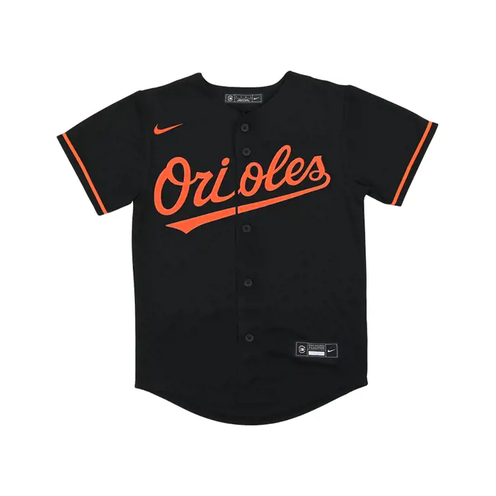 Maillot vierge officiel MLB Youth des Orioles de Baltimore - Noir