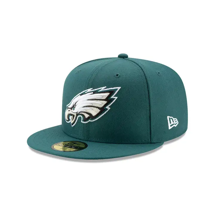 Casquette ajustée basique NFL Philadelphia Eagles 59FIFTY verte