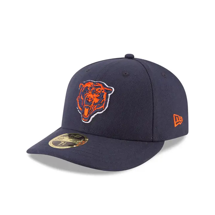 Casquette ajustée Chicago Bears NFL Basic LC 59Fifty bleu marine