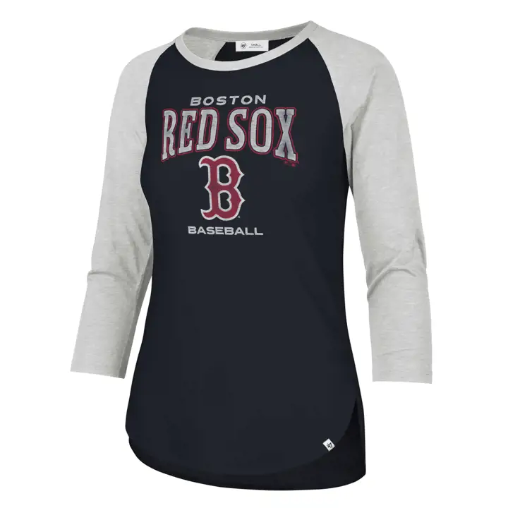 T-shirt Raglan Femme Frankie MLB BOSTON RED SOX 22 BLEU