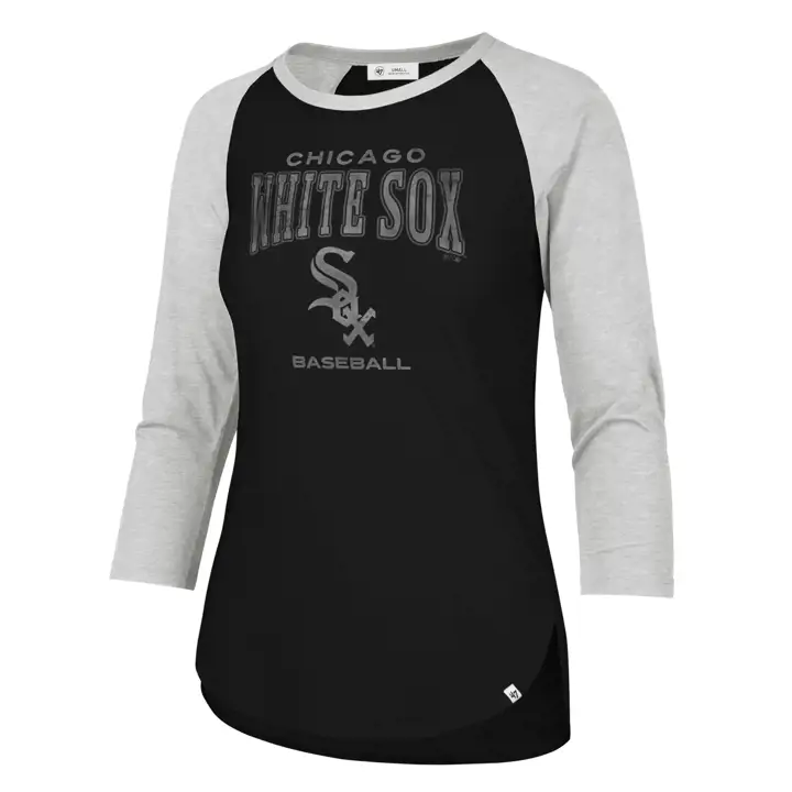 Haut à manches raglan Frankie pour femme MLB CHICAGO WHITE SOX 22 NOIR